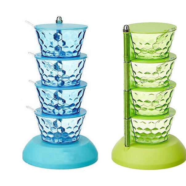 Multipurpose pickle rack with 360-degree rotation