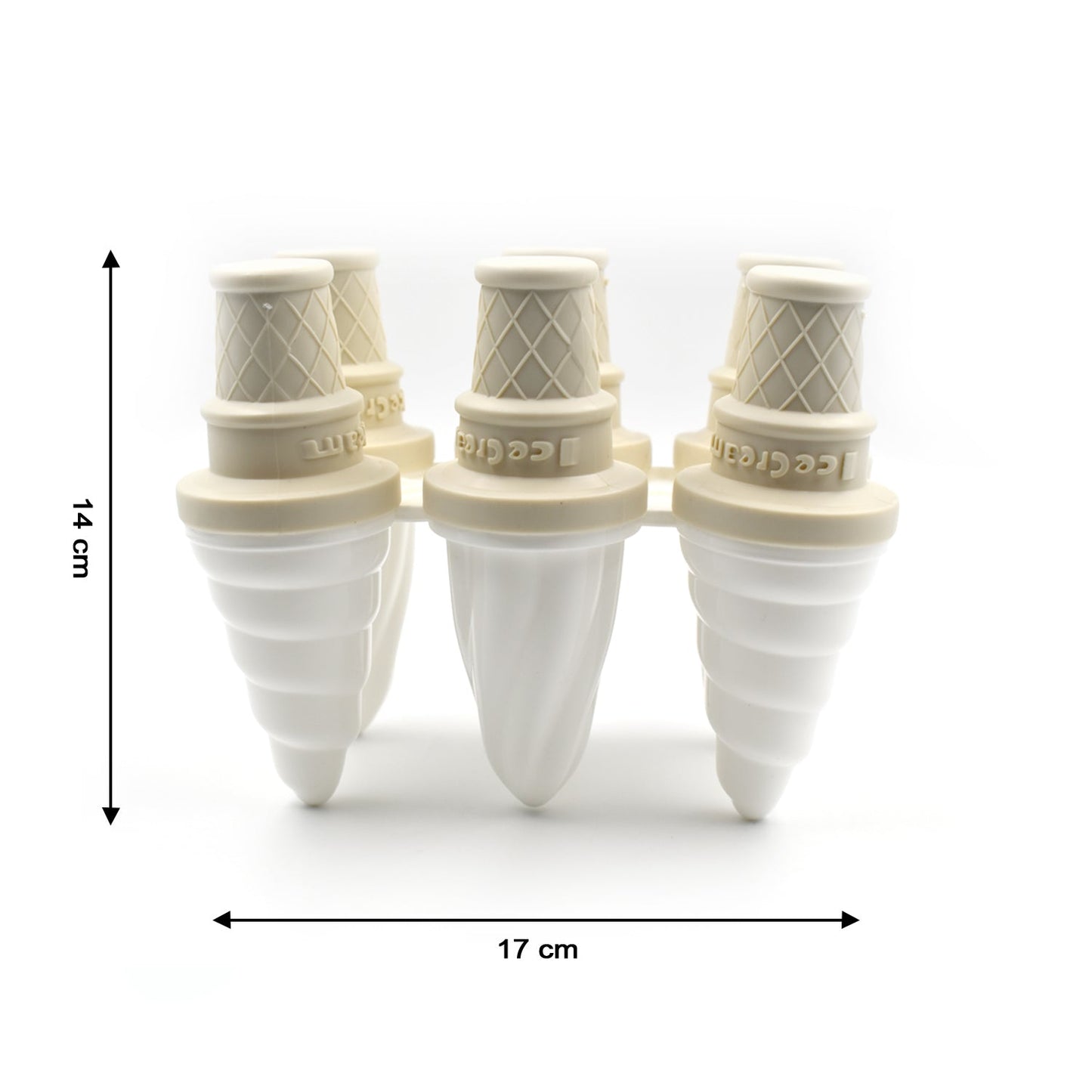 Ice Candy Maker Mold for Ice Cream at Home or Restaurants (6 Pc)
