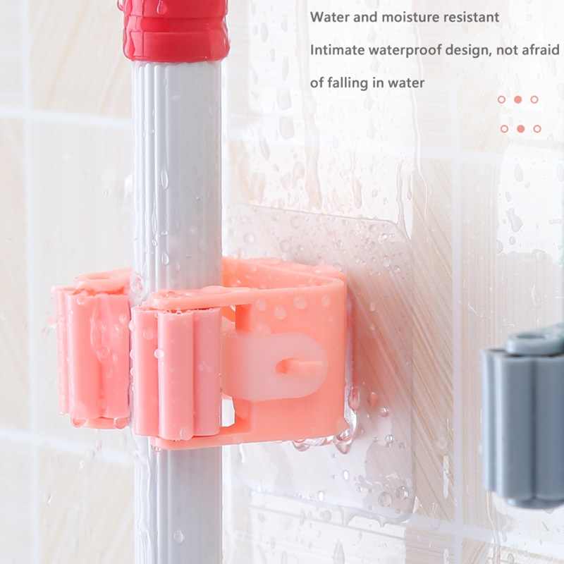 Sticker Series Self Adhesive Mop and Broom Holder