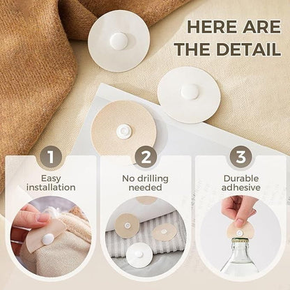 Multifunctional Quilt Holder Buttons
