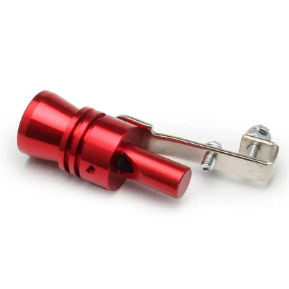 Medium Universal Turbo Sound Noise Exhaust Muffler Pipe Whistle Fake Valve