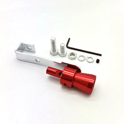 Medium Universal Turbo Sound Noise Exhaust Muffler Pipe Whistle Fake Valve