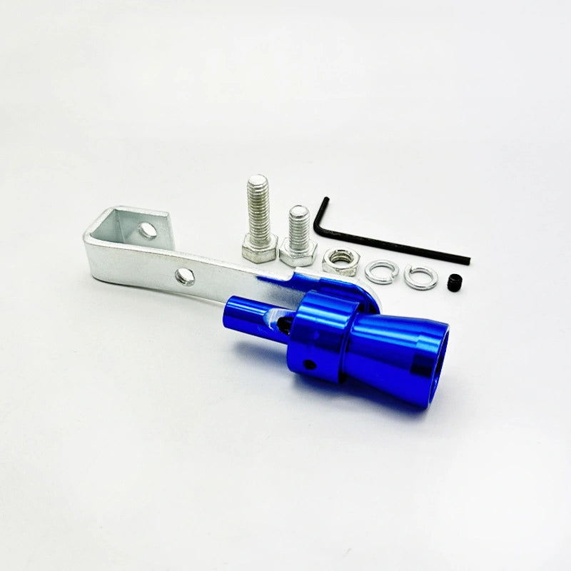 Medium Universal Turbo Sound Noise Exhaust Muffler Pipe Whistle Fake Valve