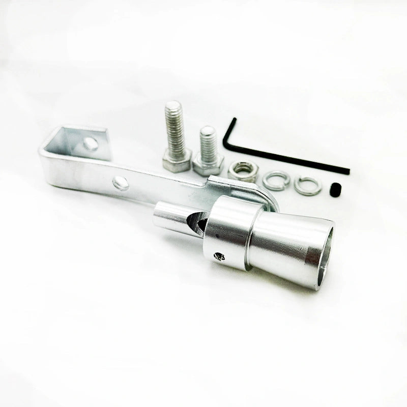 Medium Universal Turbo Sound Noise Exhaust Muffler Pipe Whistle Fake Valve