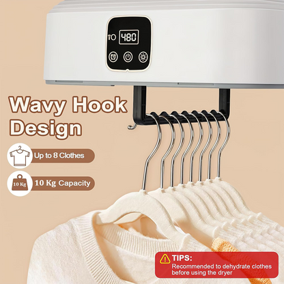 Compact Electric Clothes Warmer – Fast, Hygienic, and Travel-Friendly