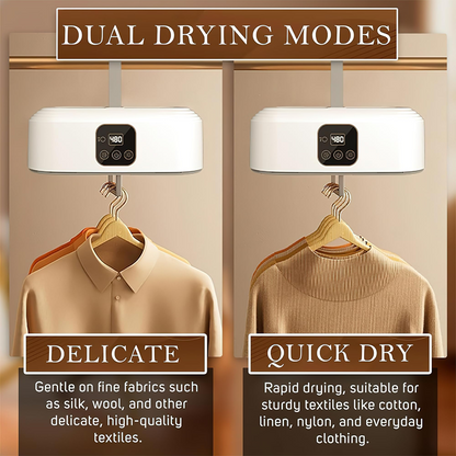 Compact Electric Clothes Warmer – Fast, Hygienic, and Travel-Friendly