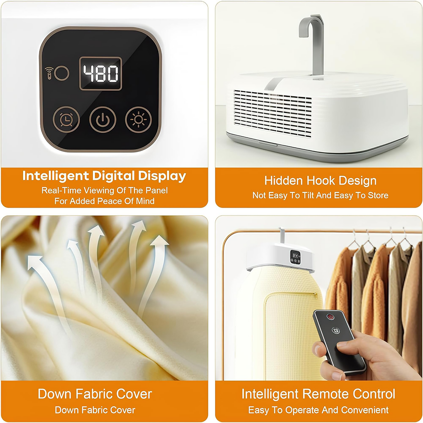 Compact Electric Clothes Warmer – Fast, Hygienic, and Travel-Friendly
