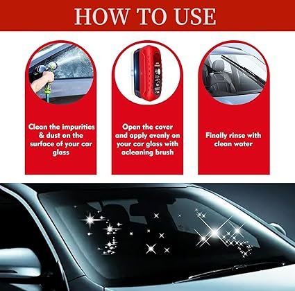 Automotive Oil Film Cleaning Brush, Glass Cleaning Board
